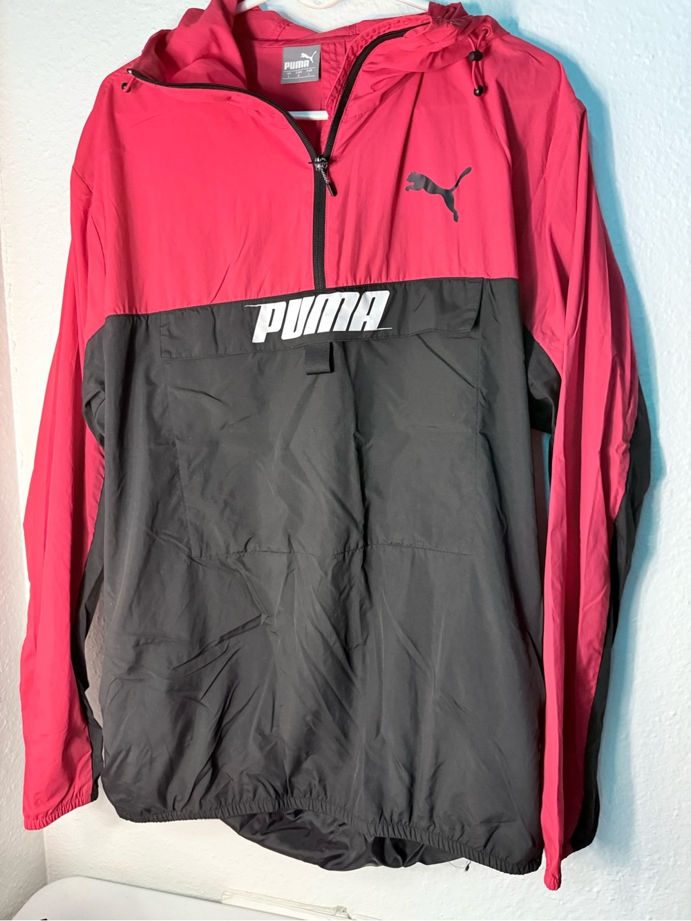 Puma Pullover Half-Zip Windbreaker